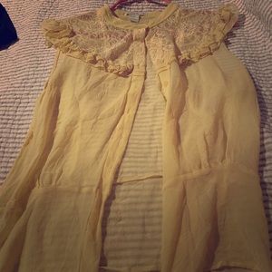 Yellow blouse